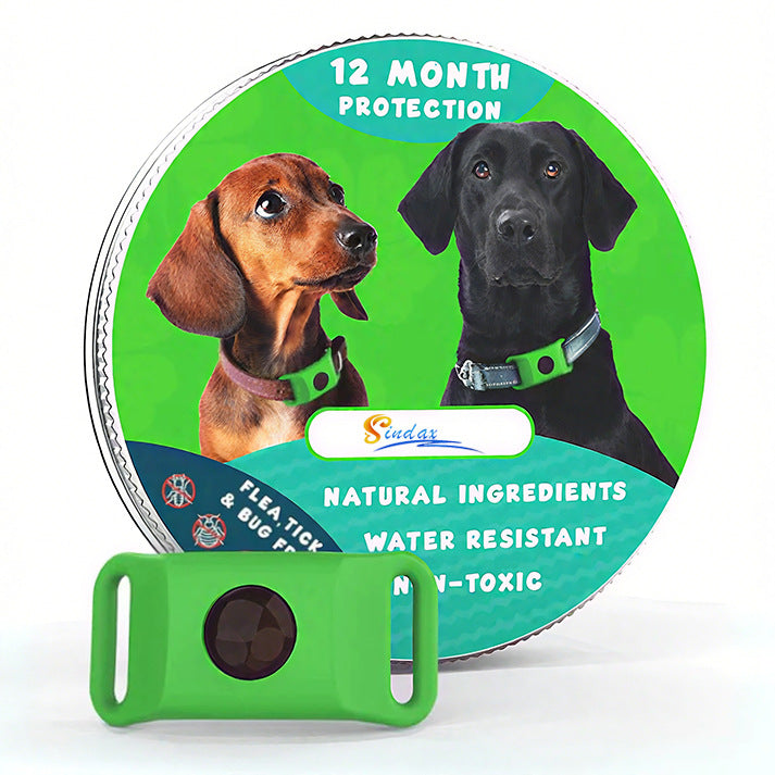 PetFolk Oil Clip — Natural Flea & Tick Repellent Attachment, Essential Oil Refill, 12-Month Protection