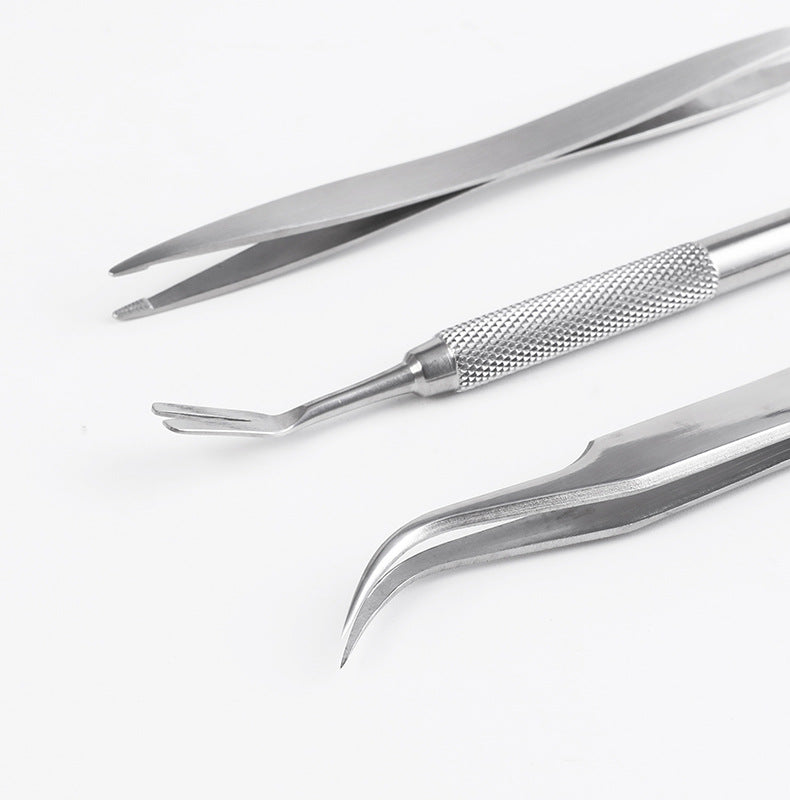 PetFolk Tick Removal Kit — Professional 3-Piece Stainless Steel Set for Dogs & Cats