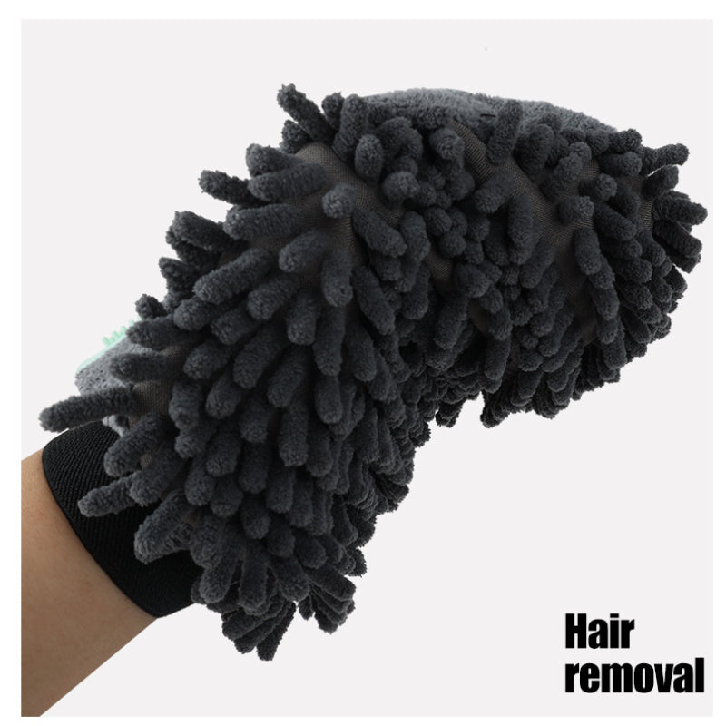 PetFolk Grooming Glove — Silicone Deshedding & Tick Check Mitt for Dogs & Cats
